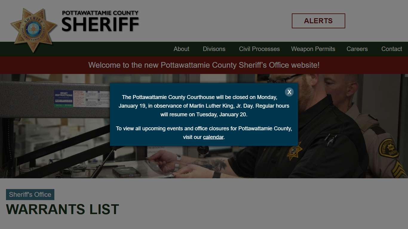Warrants List - Sheriff - Pottawattamie County, Iowa